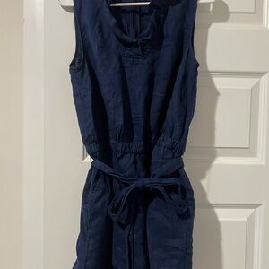 Navy Romper